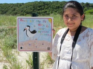 Los niños dan una mano en la conservación de las aves playeras