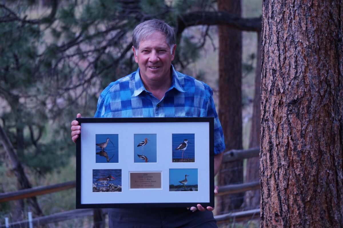 Brad Andres Receives the Gary T. Myers Bird Conservation Award